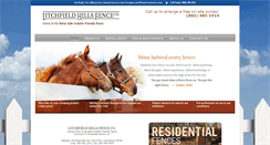 Desktop Screenshot of litchfieldhillsfence.com